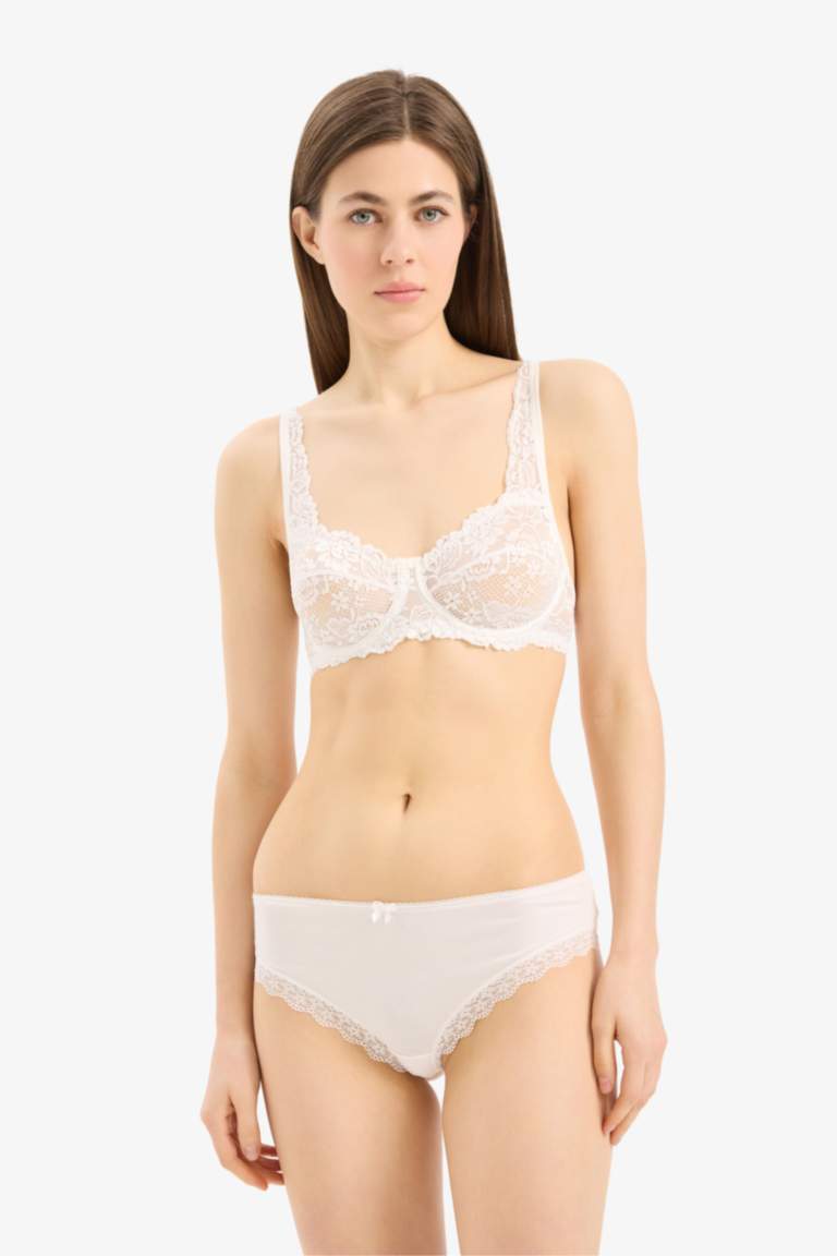 Fall in Love Telli Dantelli Tişört Bra