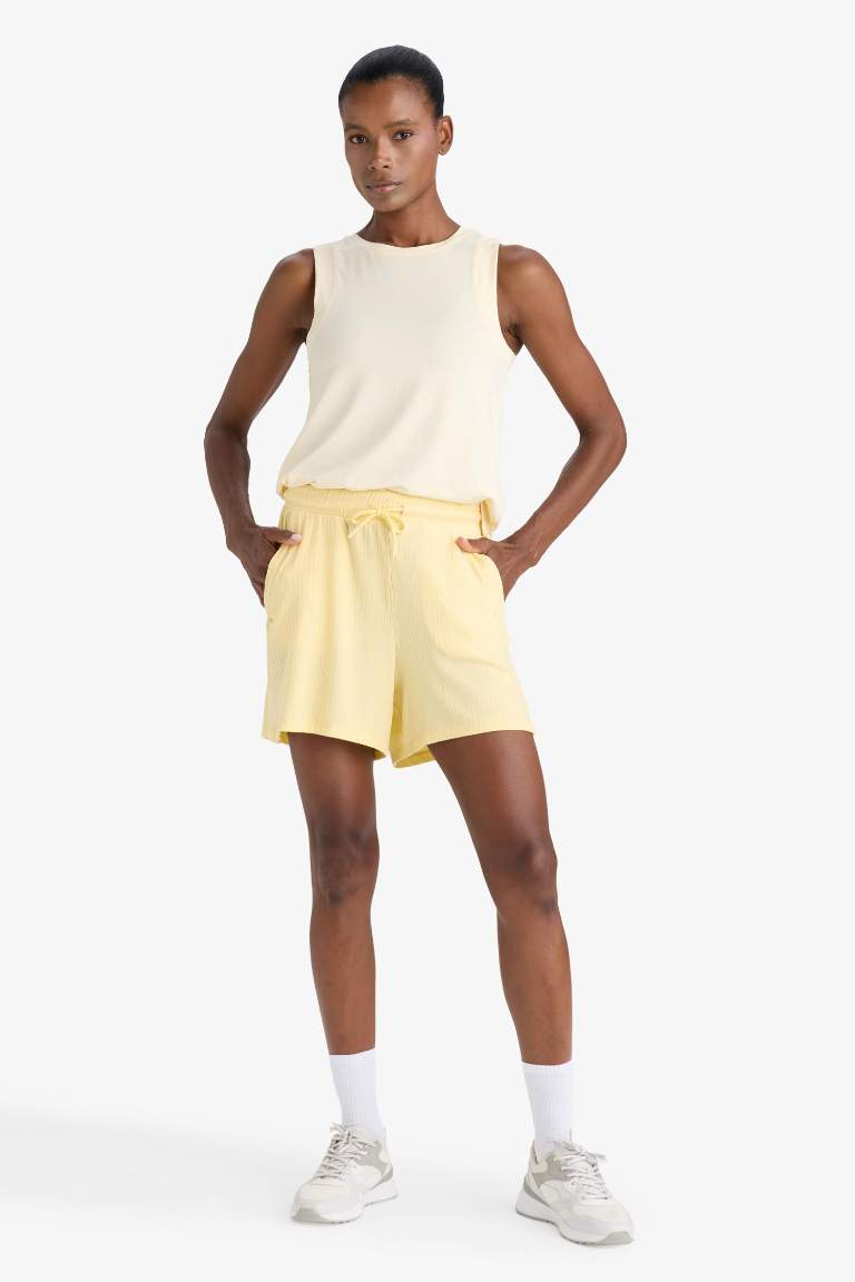 DeFactoFit Regular Fit Bisiklet Yaka Sporcu Atlet