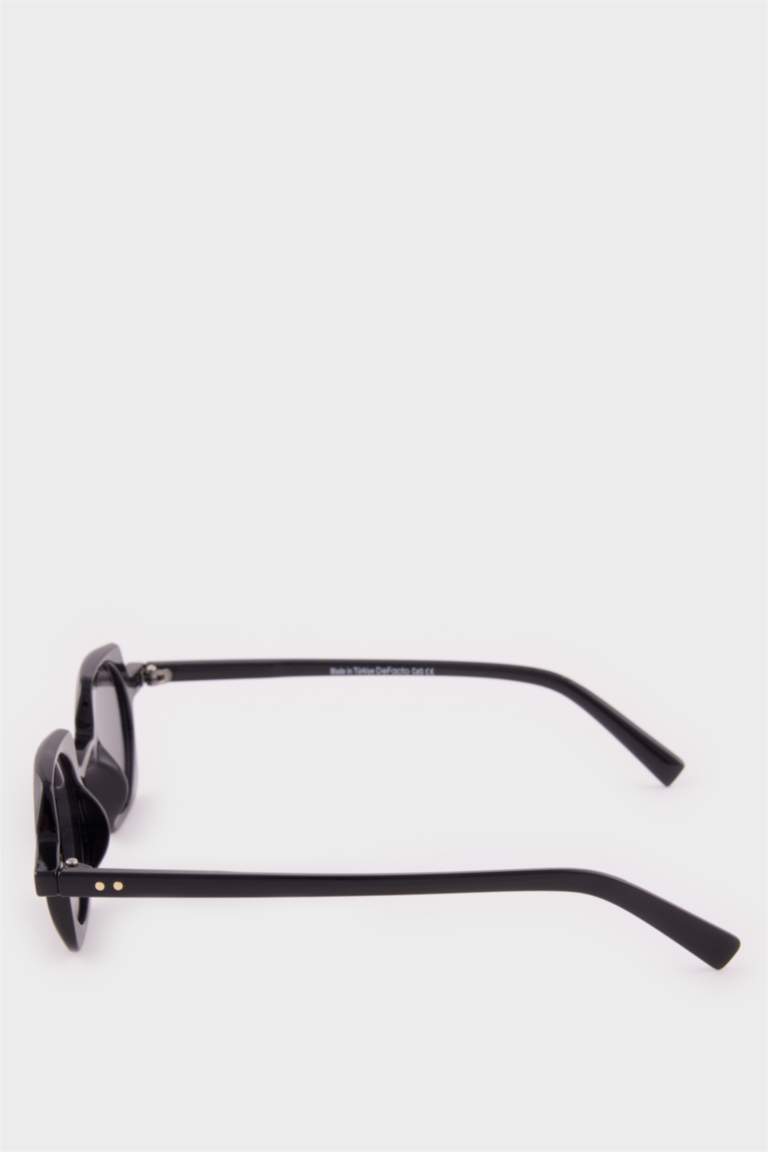 Erkek Oval Metal Güneş Gözlüğü