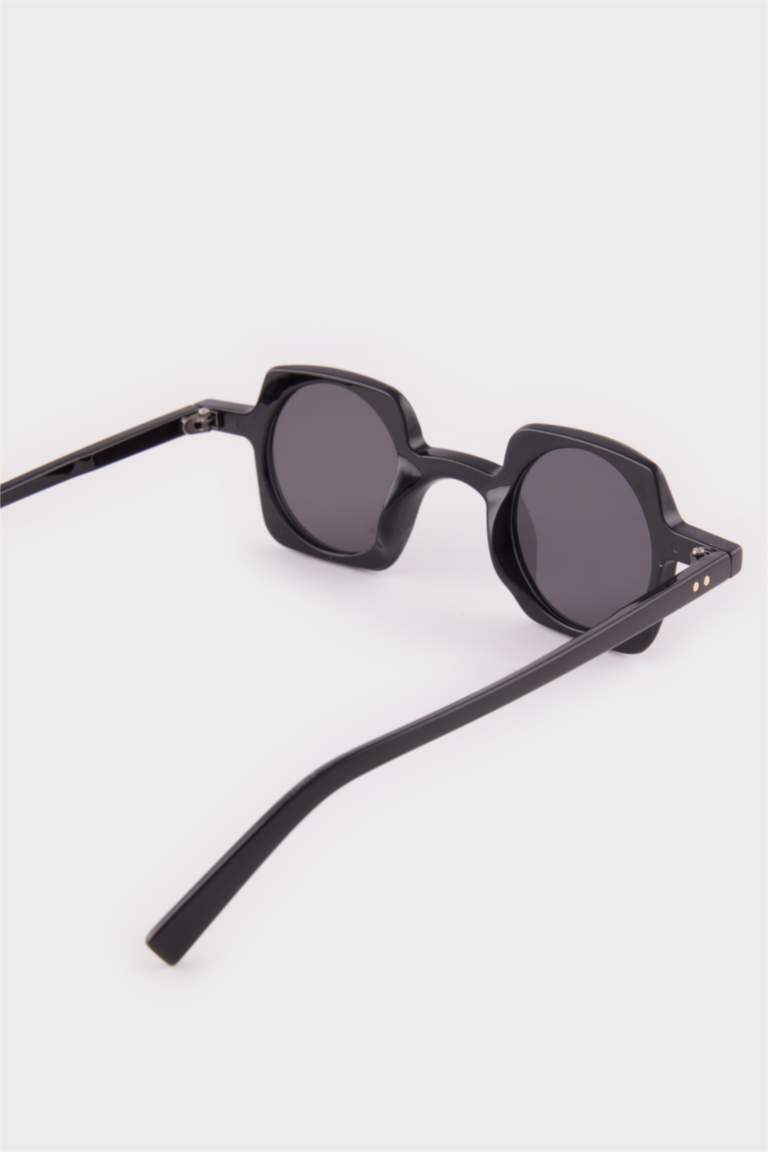 Erkek Oval Metal Güneş Gözlüğü