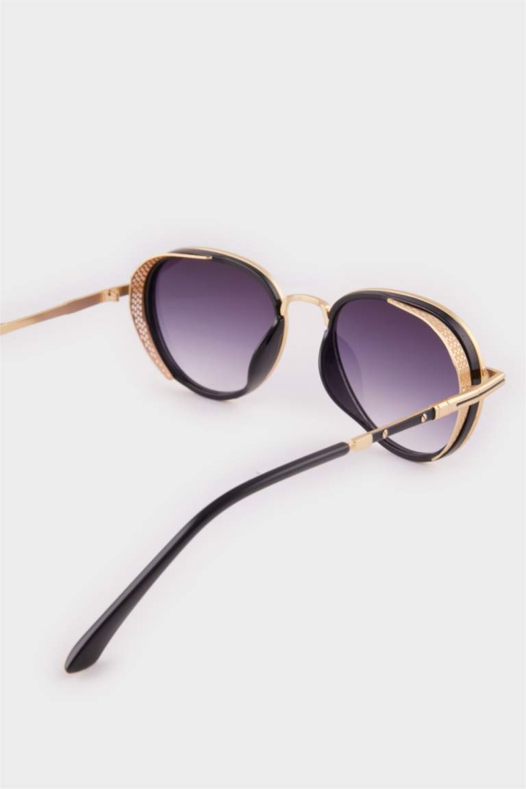 Erkek Oval Metal Güneş Gözlüğü