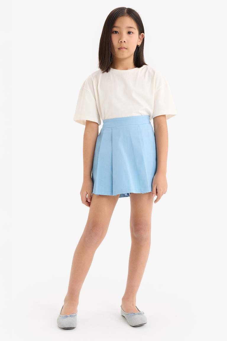 Girl Gabardine Skirt