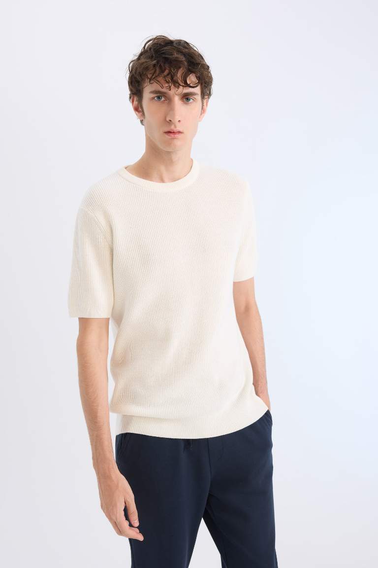 Standard Fit Knitwear T-Shirt