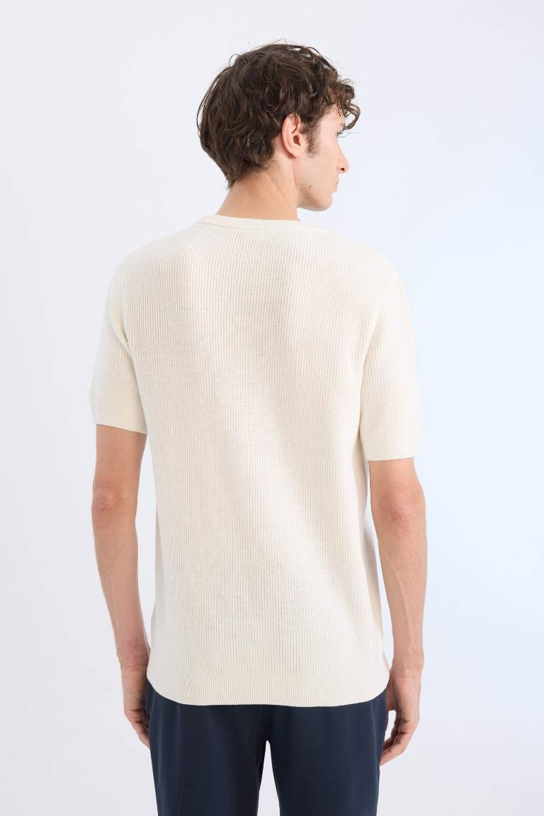 Standard Fit Knitwear T-Shirt