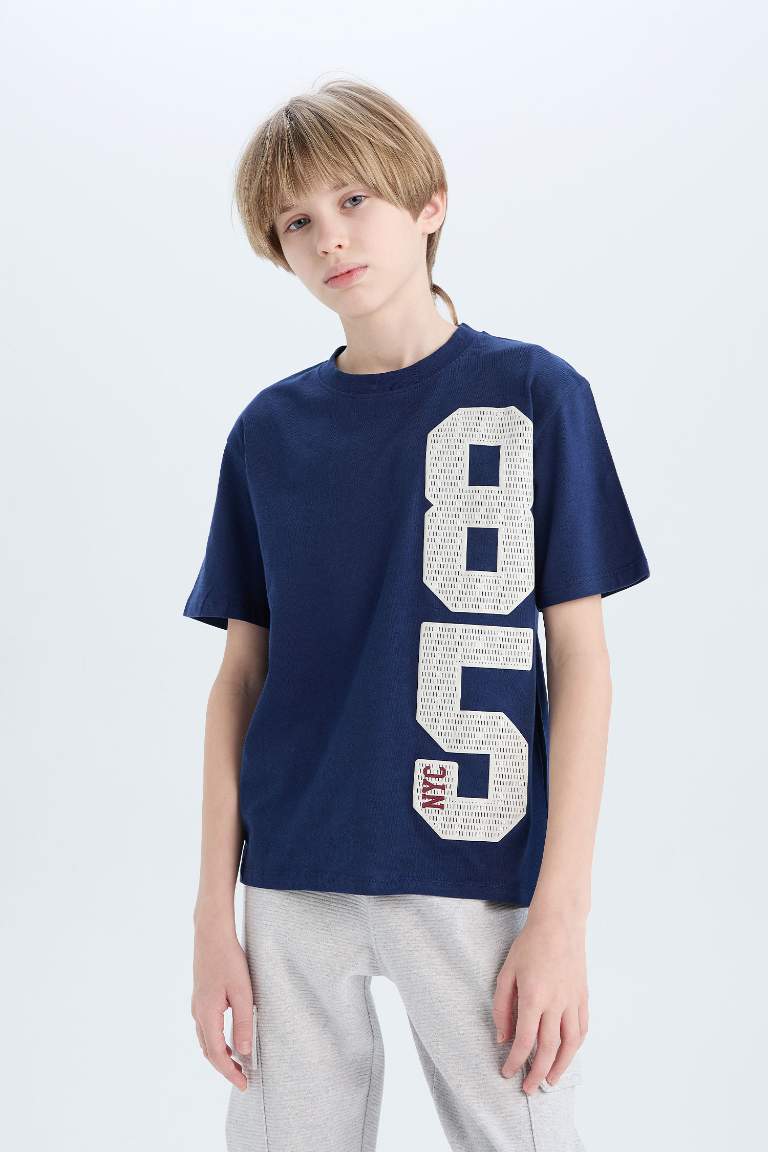 Boy Printed T-Shirt Sweatpants 2 Piece Set