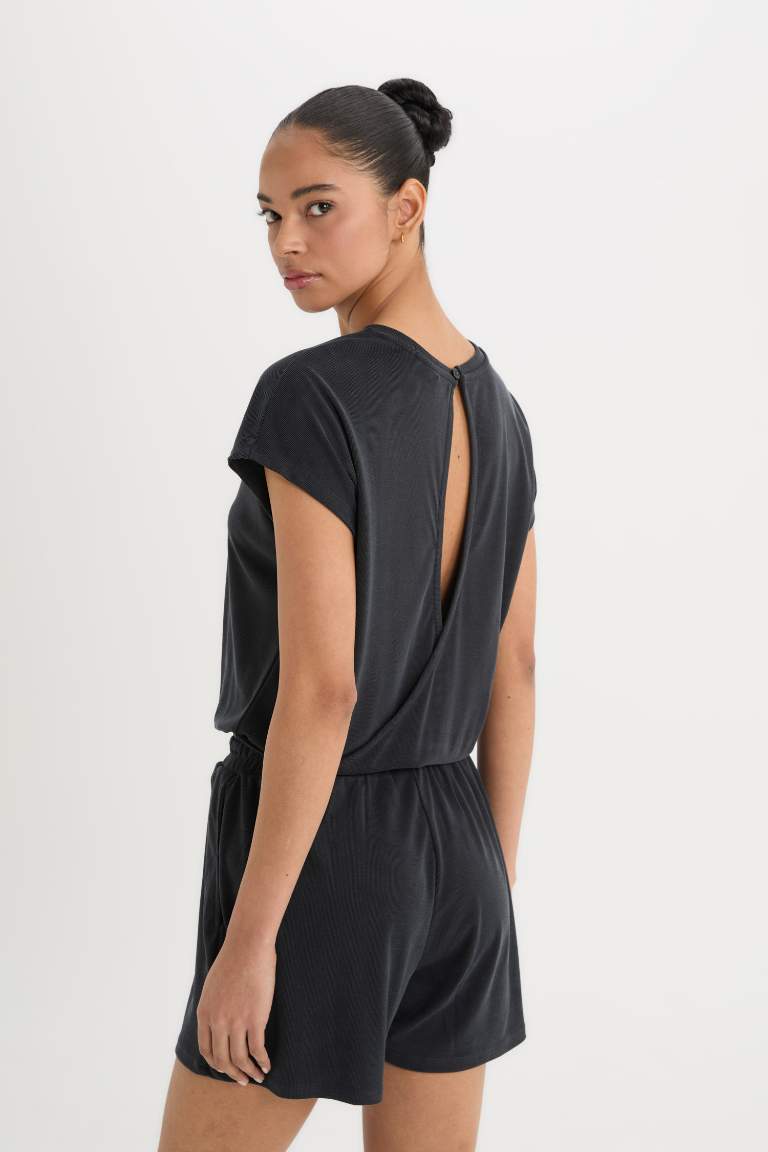 DeFactoFit Standard Fit Modal Jumpsuit