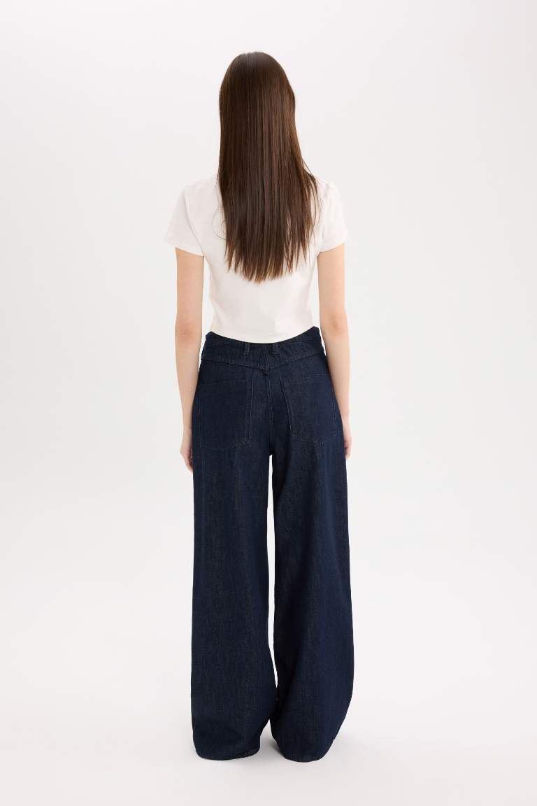 Wide Leg High Waist Long Jeans