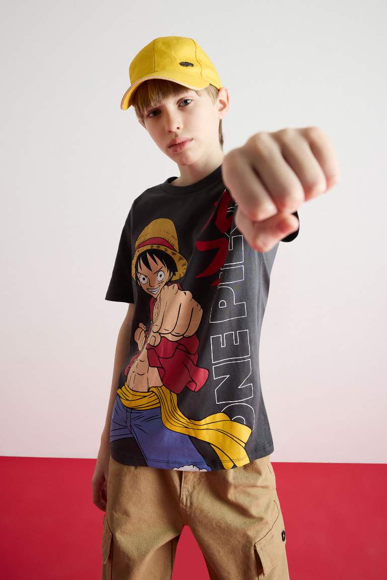 Boy One Piece Crew Neck Short Sleeve T-Shirt