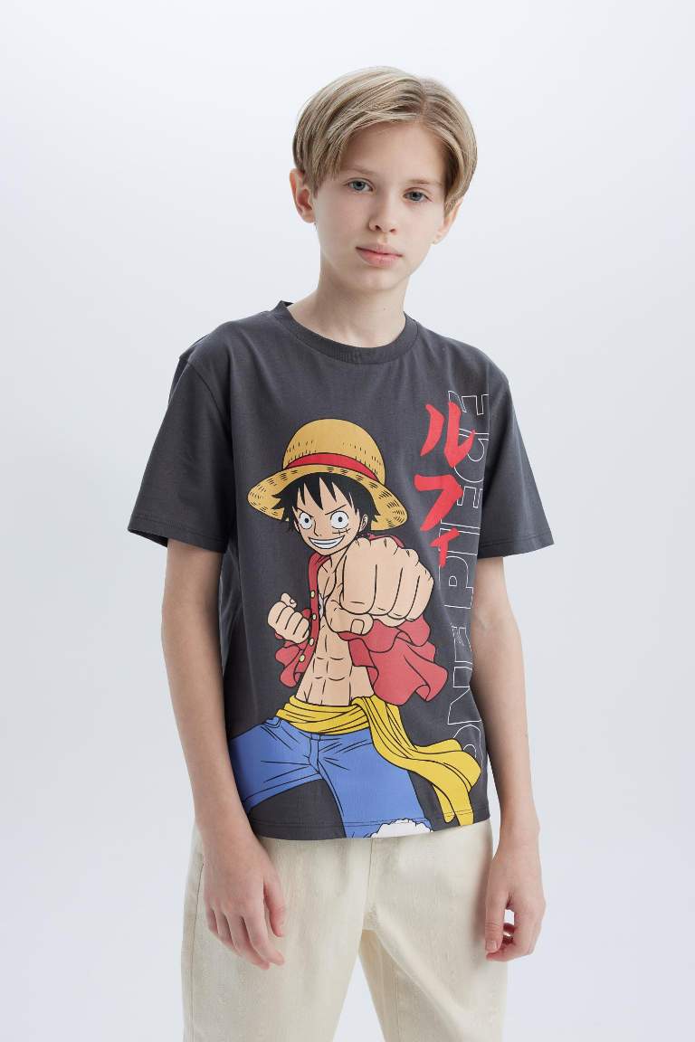 Boy One Piece Crew Neck Short Sleeve T-Shirt