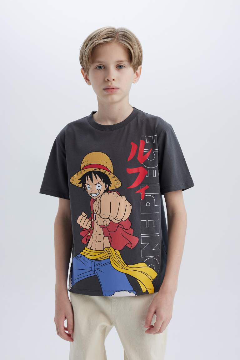 Boy One Piece Crew Neck Short Sleeve T-Shirt