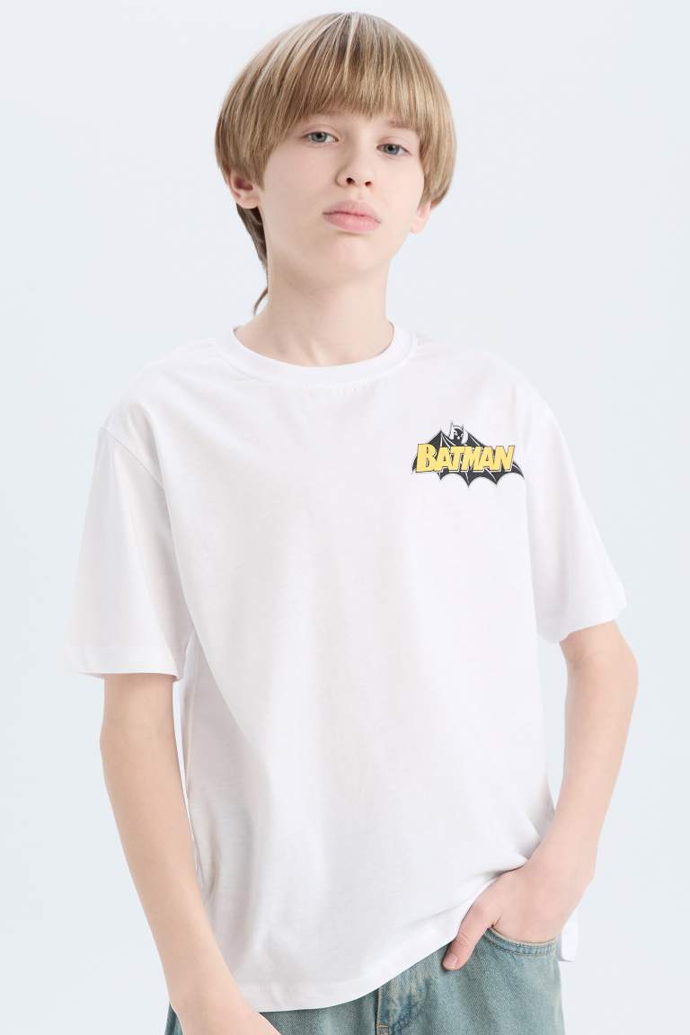 New Regular Fit Batman Licence Short Sleeve T-Shirt