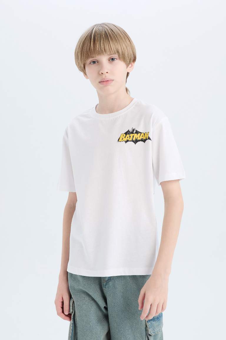 New Regular Fit Batman Licence Short Sleeve T-Shirt