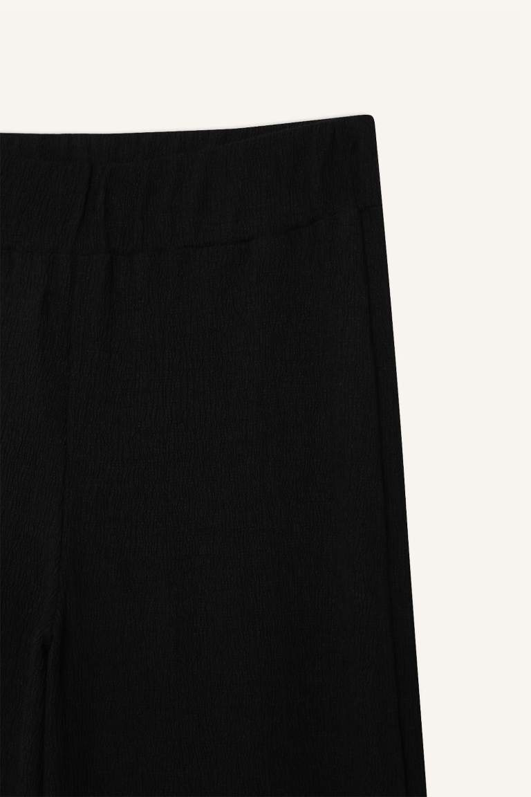 Basic Crepe Wide Leg Trousers