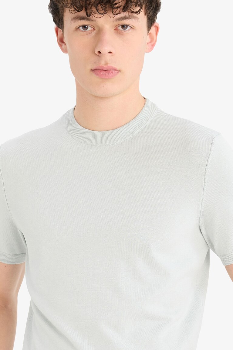 T-shirt Homme En Coton – Col Rond, Manches Courtes – Coupe Moderne, Confortable – Pour Style Décontracté Quotidien