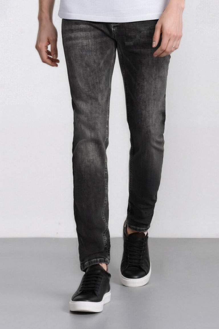Carlo Skinny Fit Ekstra Dar Kalıp Normal Bel Ekstra Dar Paça Jean Pantolon