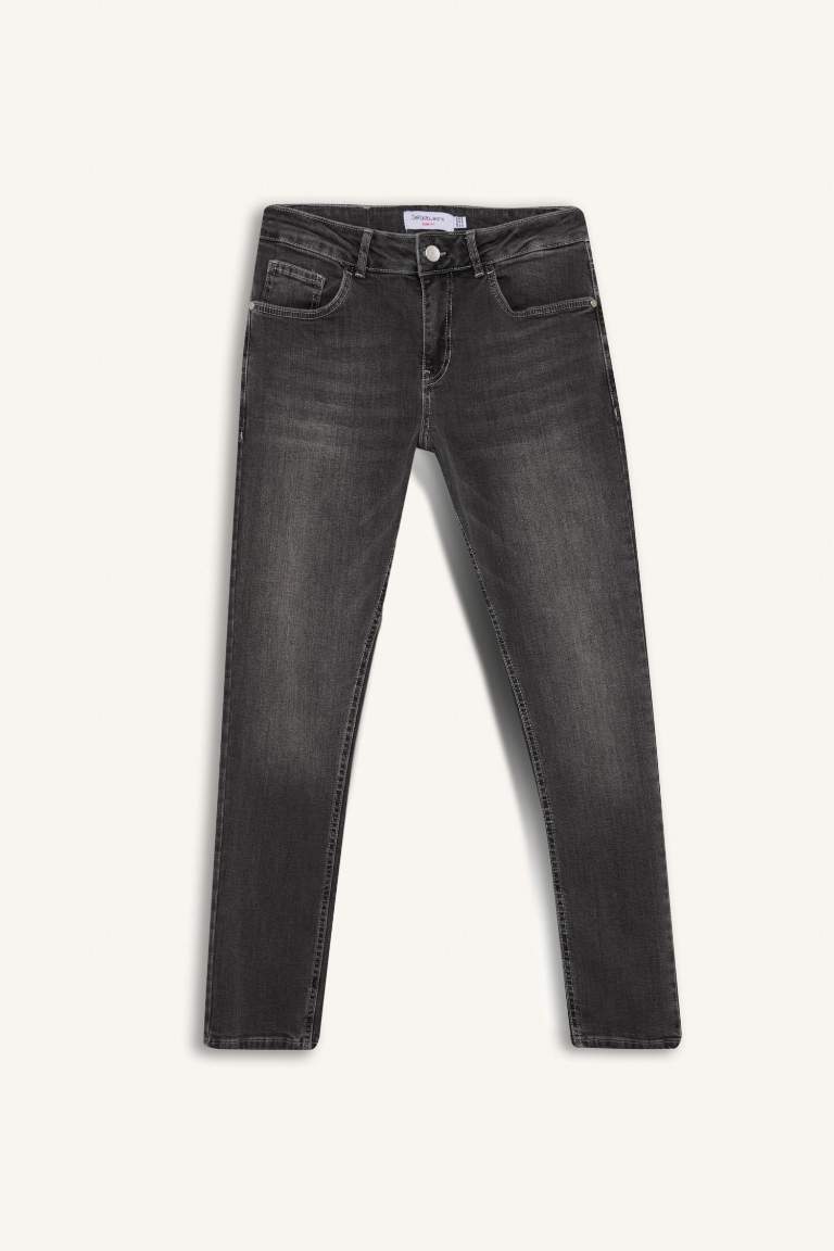 Carlo Skinny Fit Ekstra Dar Kalıp Normal Bel Ekstra Dar Paça Jean Pantolon
