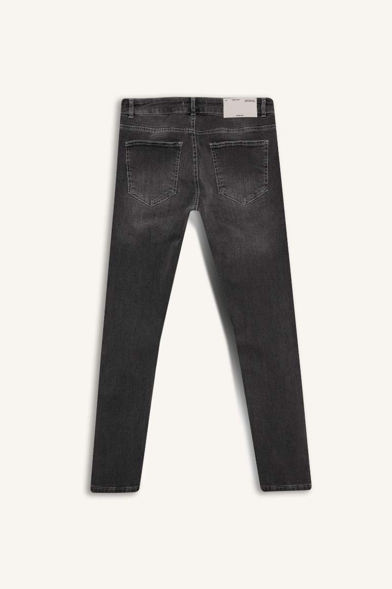 Carlo Skinny Fit Ekstra Dar Kalıp Normal Bel Ekstra Dar Paça Jean Pantolon