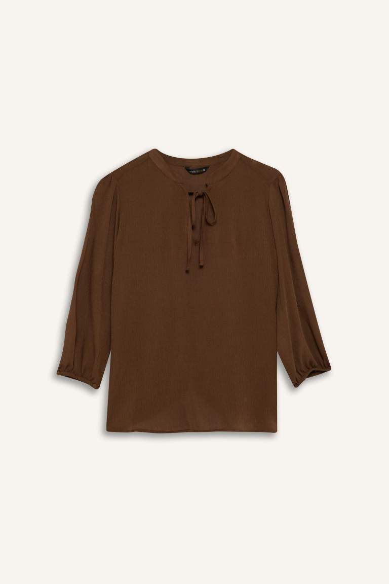 Regular Fit Long Sleeve Blouse