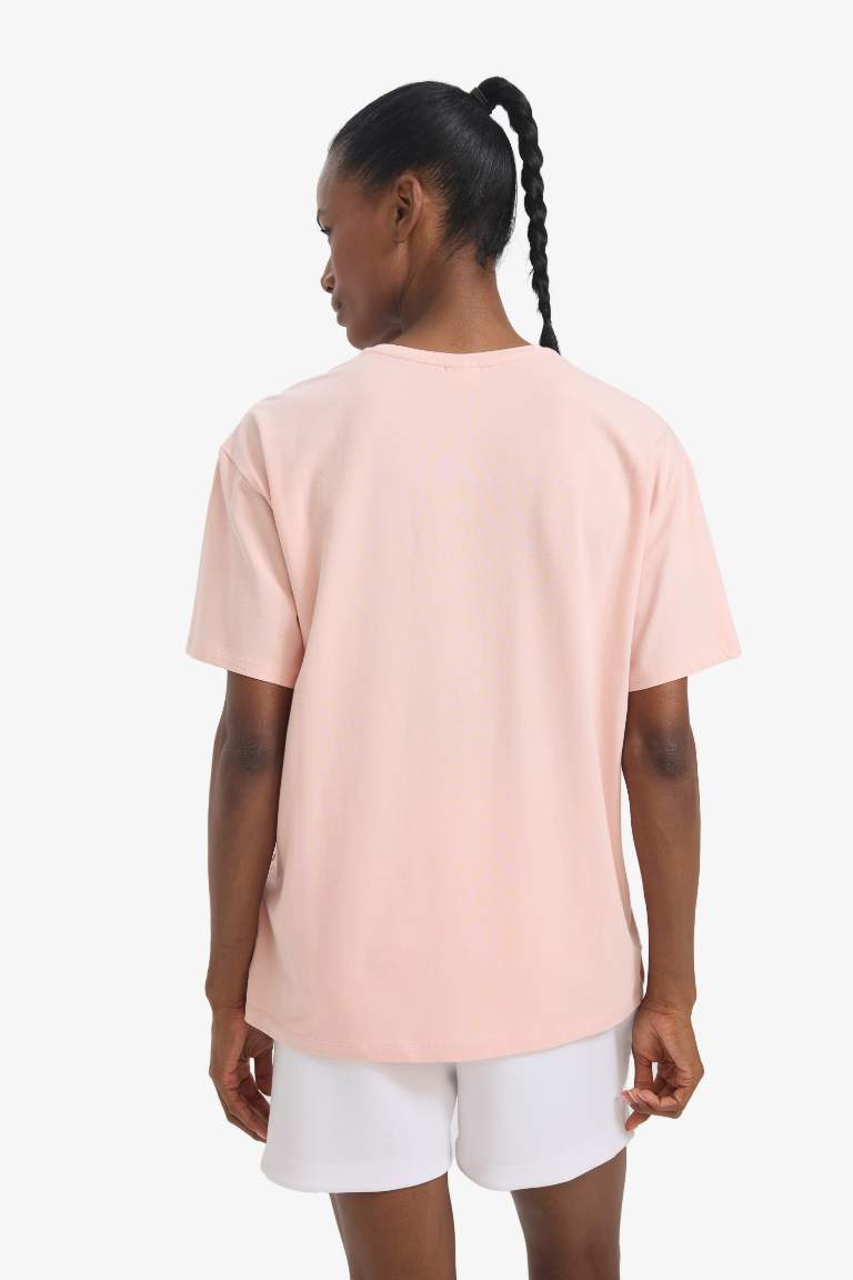 DeFactoFit Comfort Fit Bisiklet Yaka Sporcu Kısa Kollu Tişört