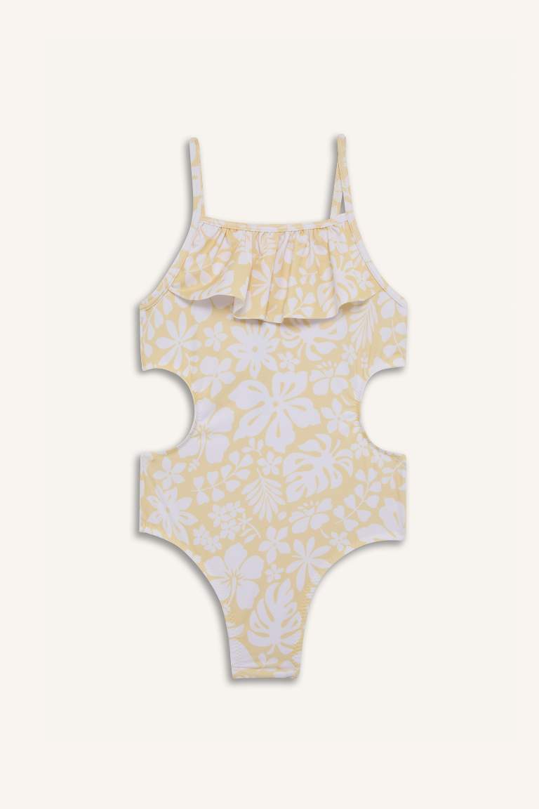 Girl Floral Swimsuit