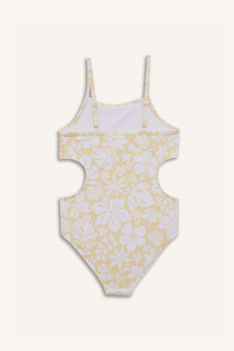 Girl Floral Swimsuit