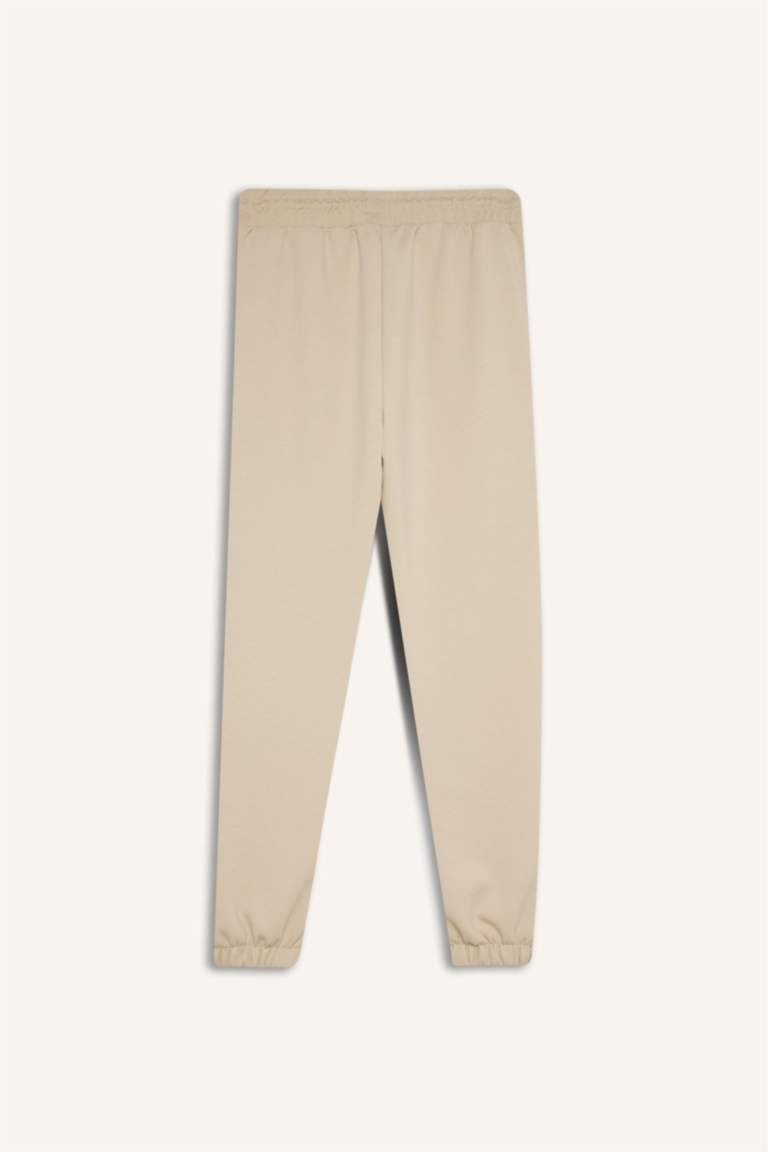DeFactoFit Standart Fit Uzun İnce Jogger Eşofman Altı Cepli Beli Paçası Lastikli