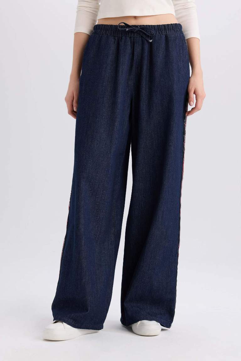 Wide Leg High Waist Long Jeans