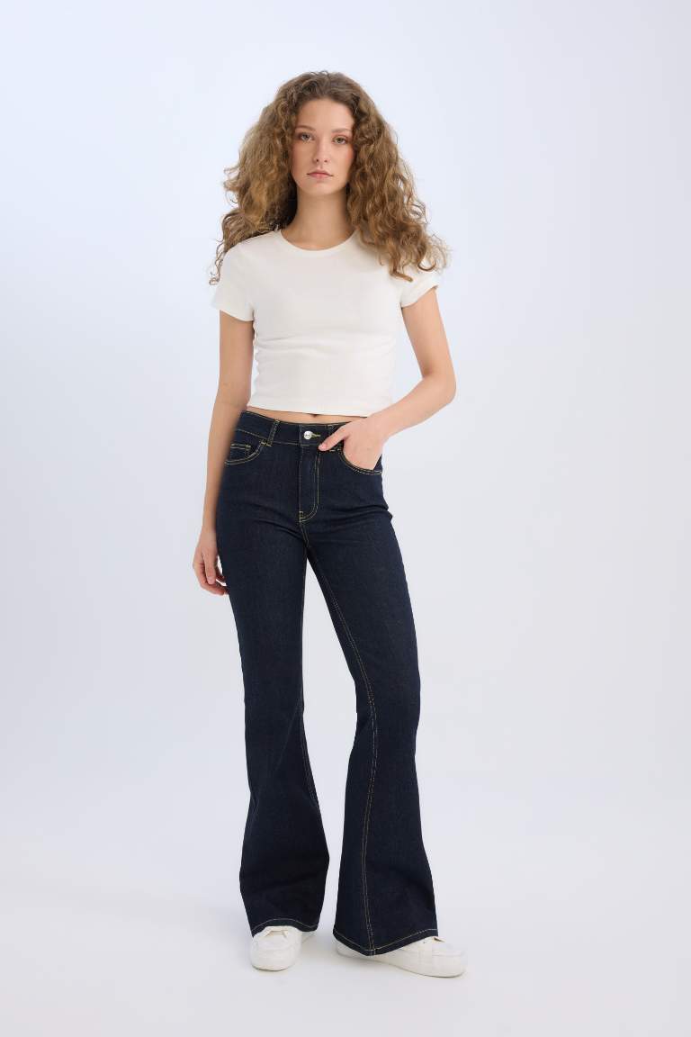 Mia High Waist Long Jeans