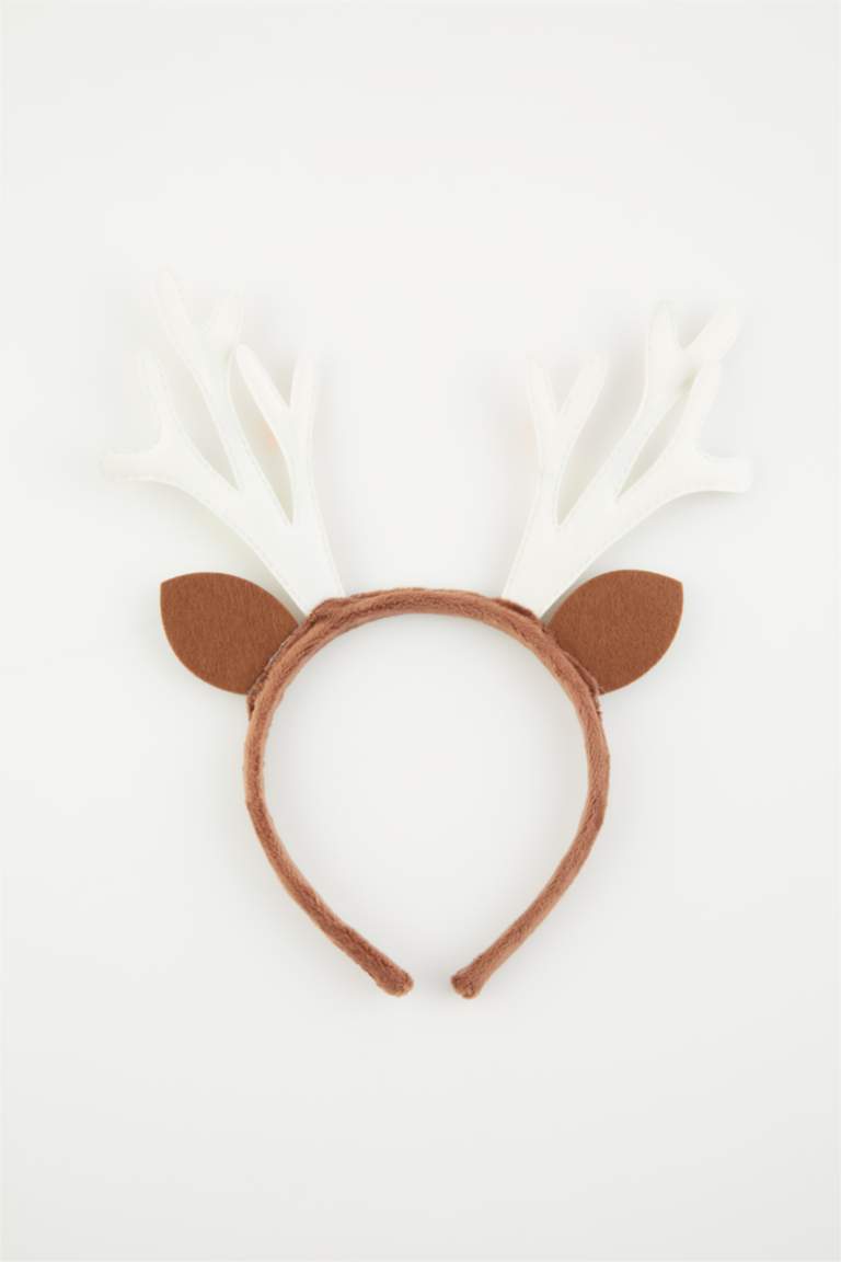 Yılbaşı Temalı Ren Geyiği Figürlü Taç