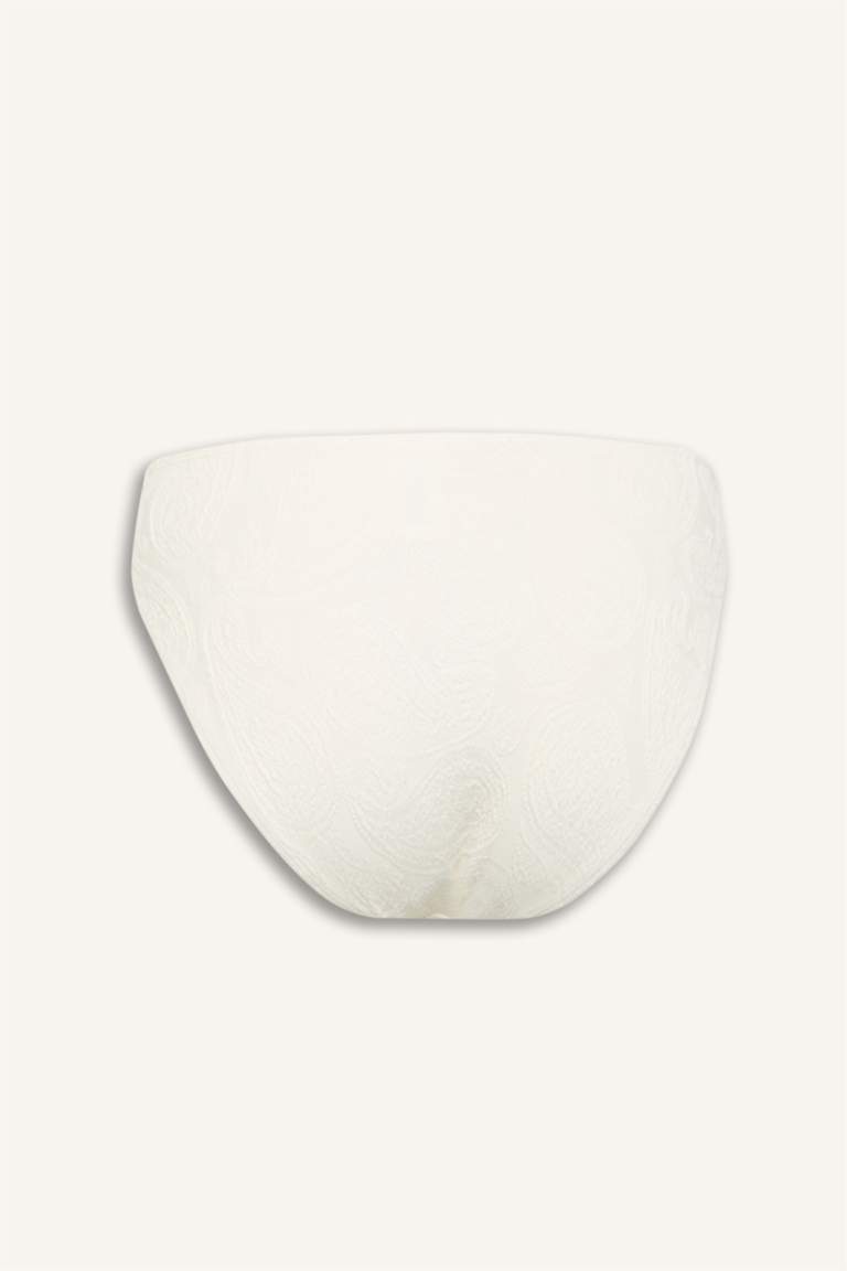 Regular Fit brode Bikini Bottom