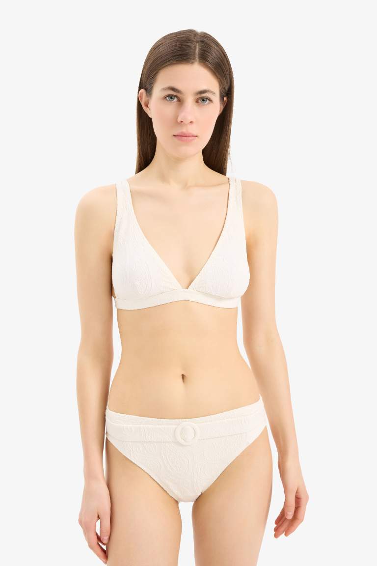 Regular Fit brode Bikini Bottom