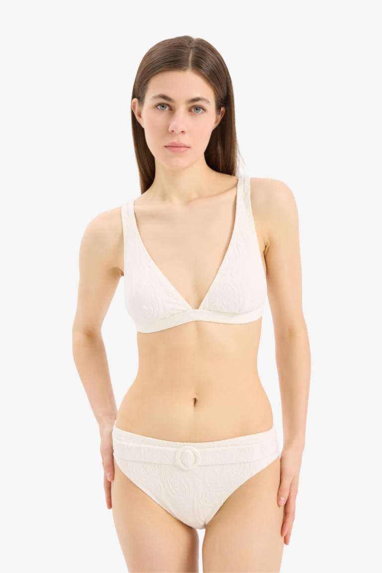 Regular Fit brode Bikini Bottom