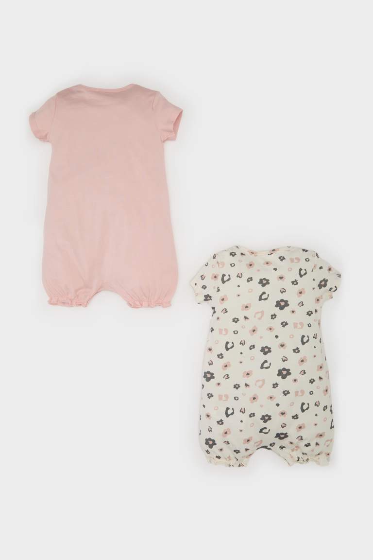 Baby Girl Newborn Cotton 2 Piece Jumpsuit