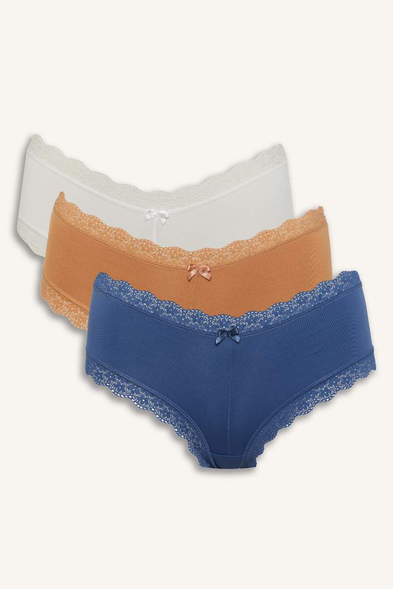 Fall in Love Lace Detailed Micro 3 Piece Panties