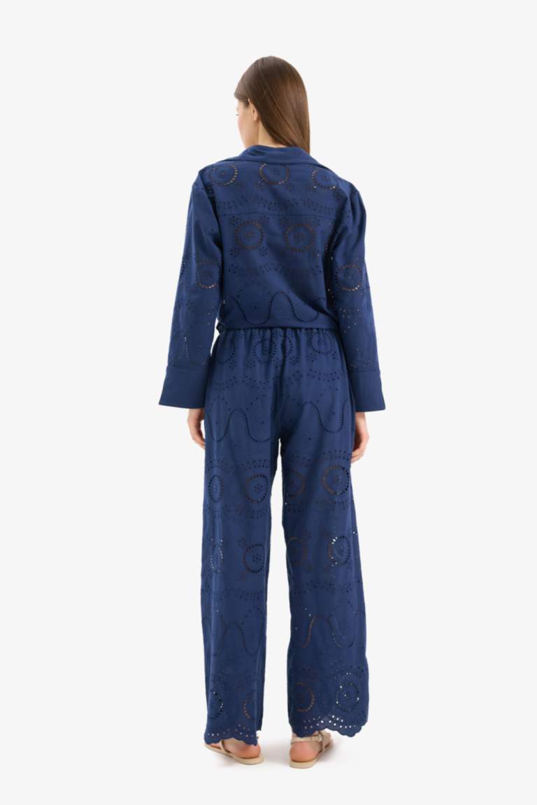 Regular Fit Brode Plaj Pantolonu-Fall in Love