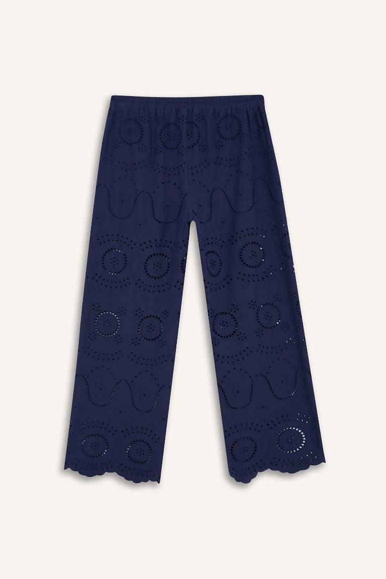 Regular Fit Brode Plaj Pantolonu-Fall in Love