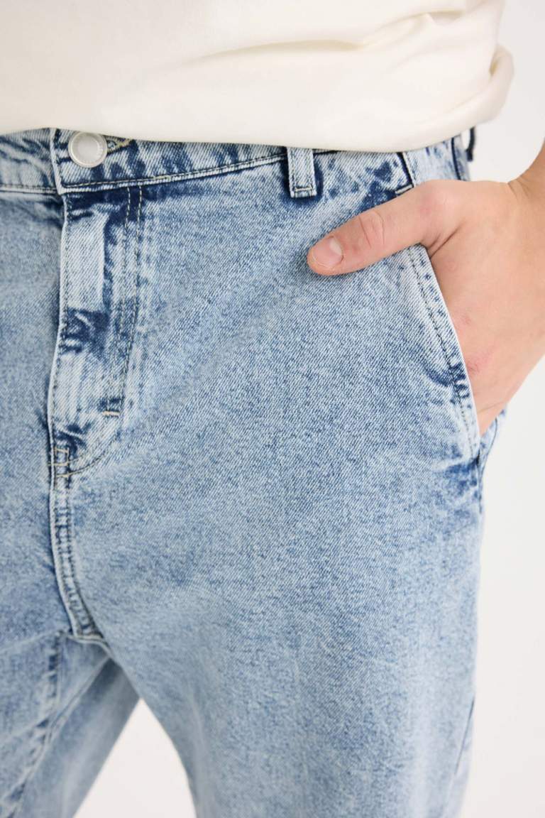 Pantalon Jean à jambes larges