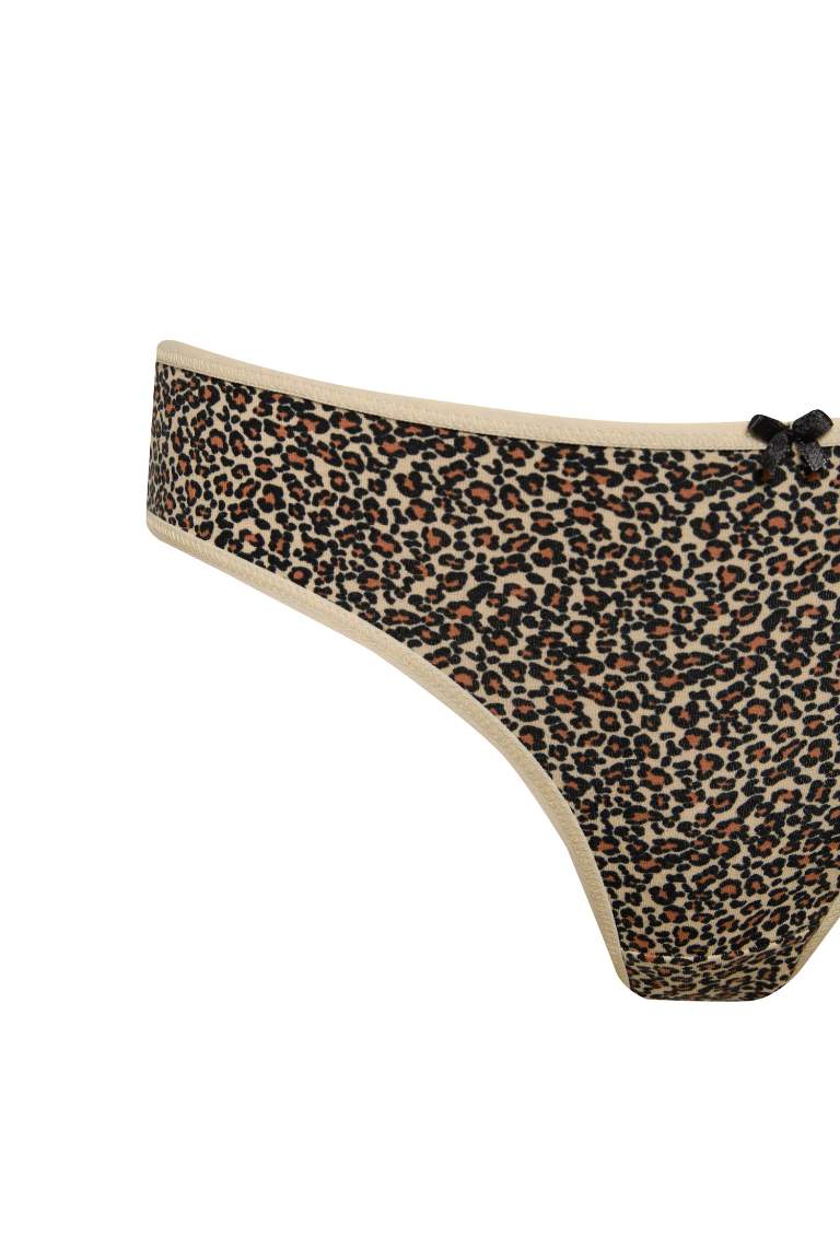 Fall in Love Leopard Patterned 3 Piece Slip Panties