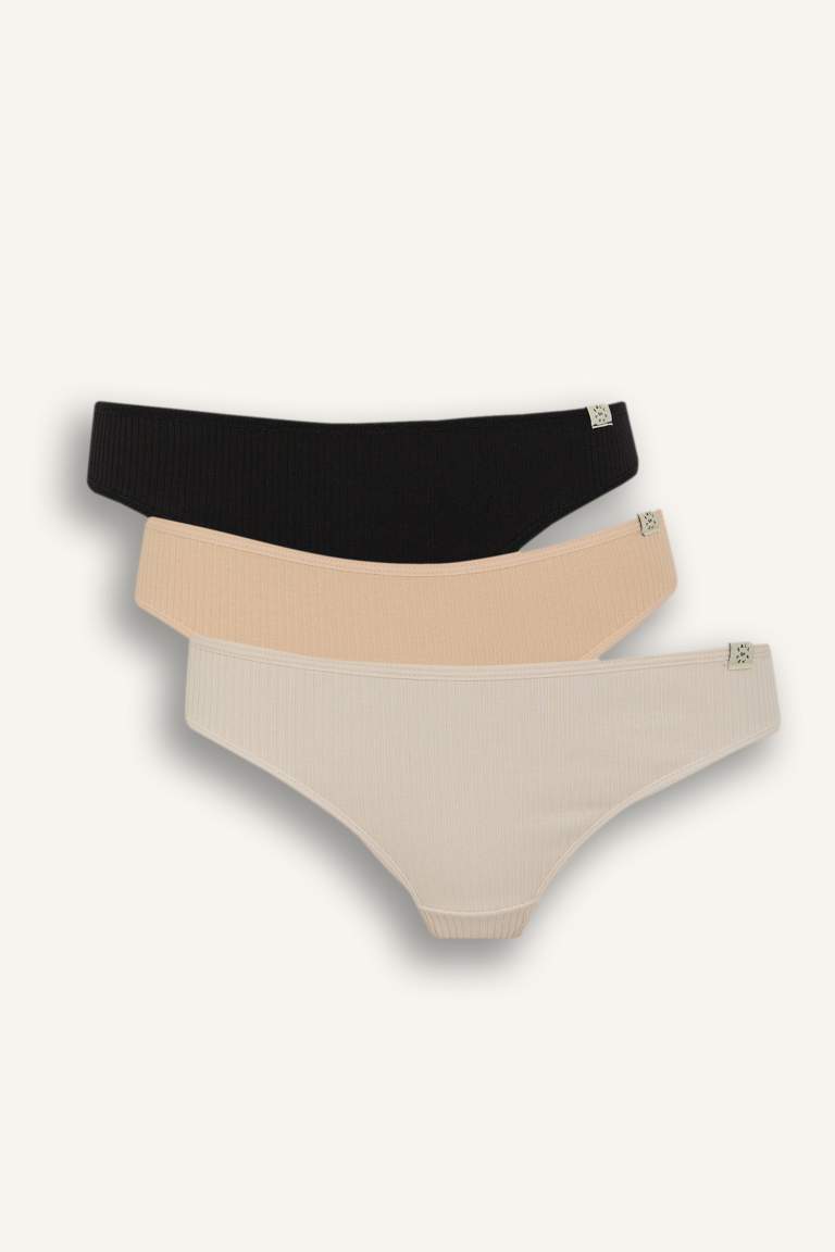 Fall in Love Ribbed 3 Piece Panties