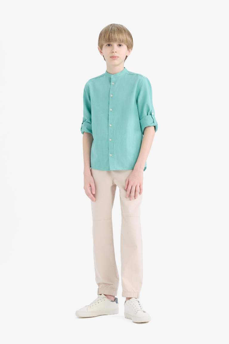 Erkek Çocuk Standart Jogger Paça Gabardin Pantolon