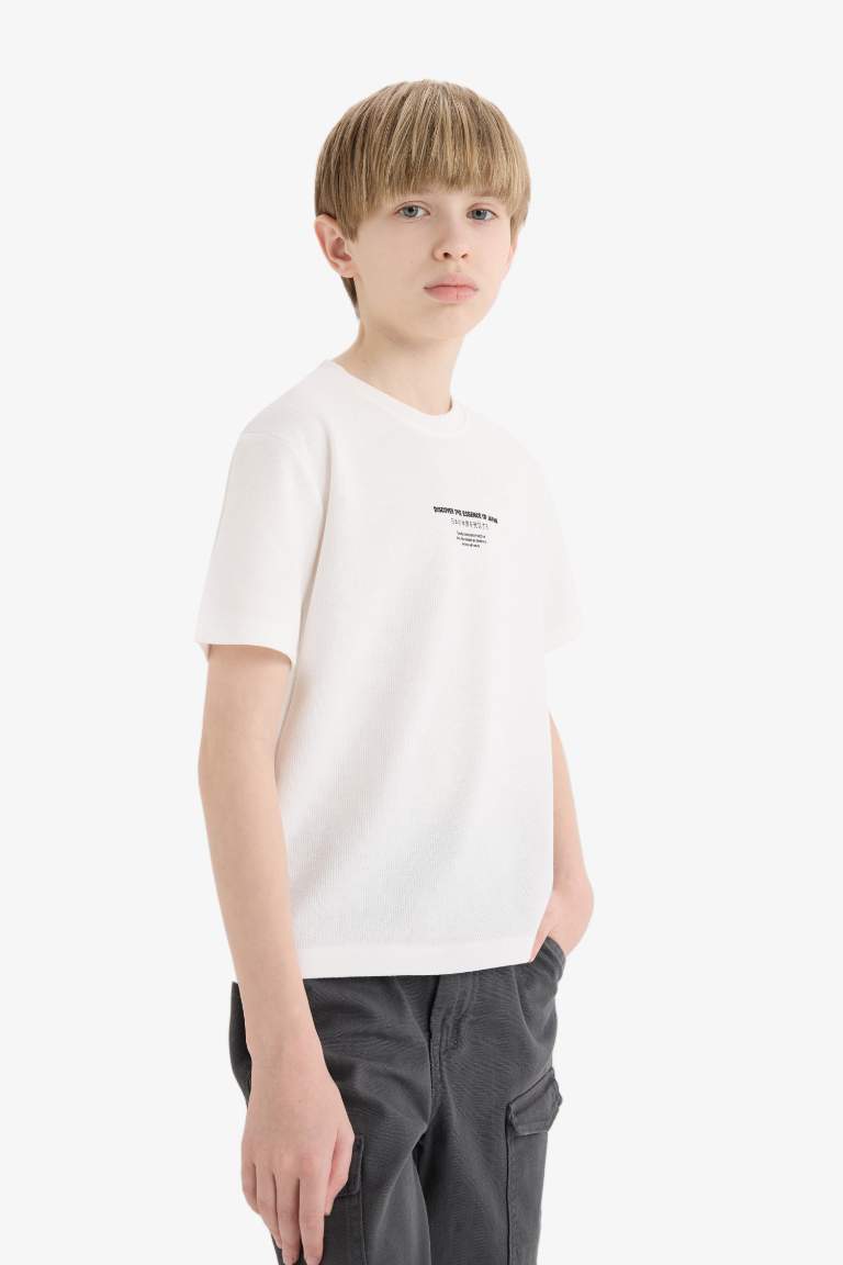 Boy Regular Fit Crew Neck T-Shirt