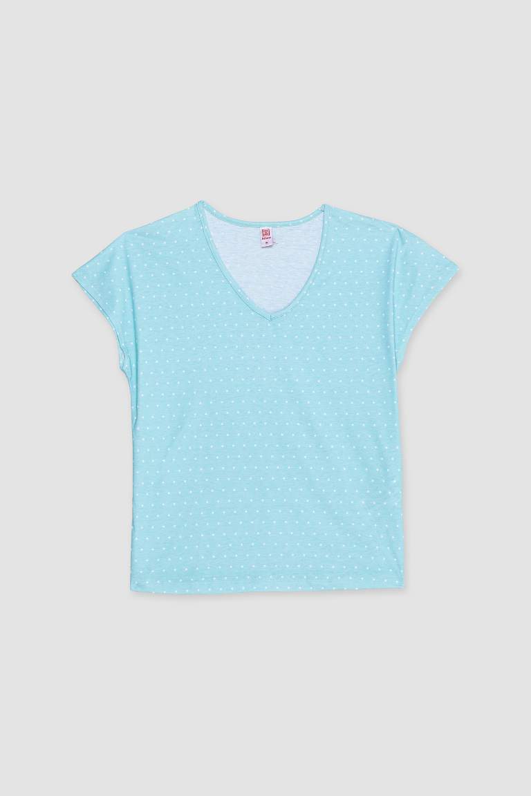 Fall in Love Regular Fit Short Sleeve 2 Piece Set