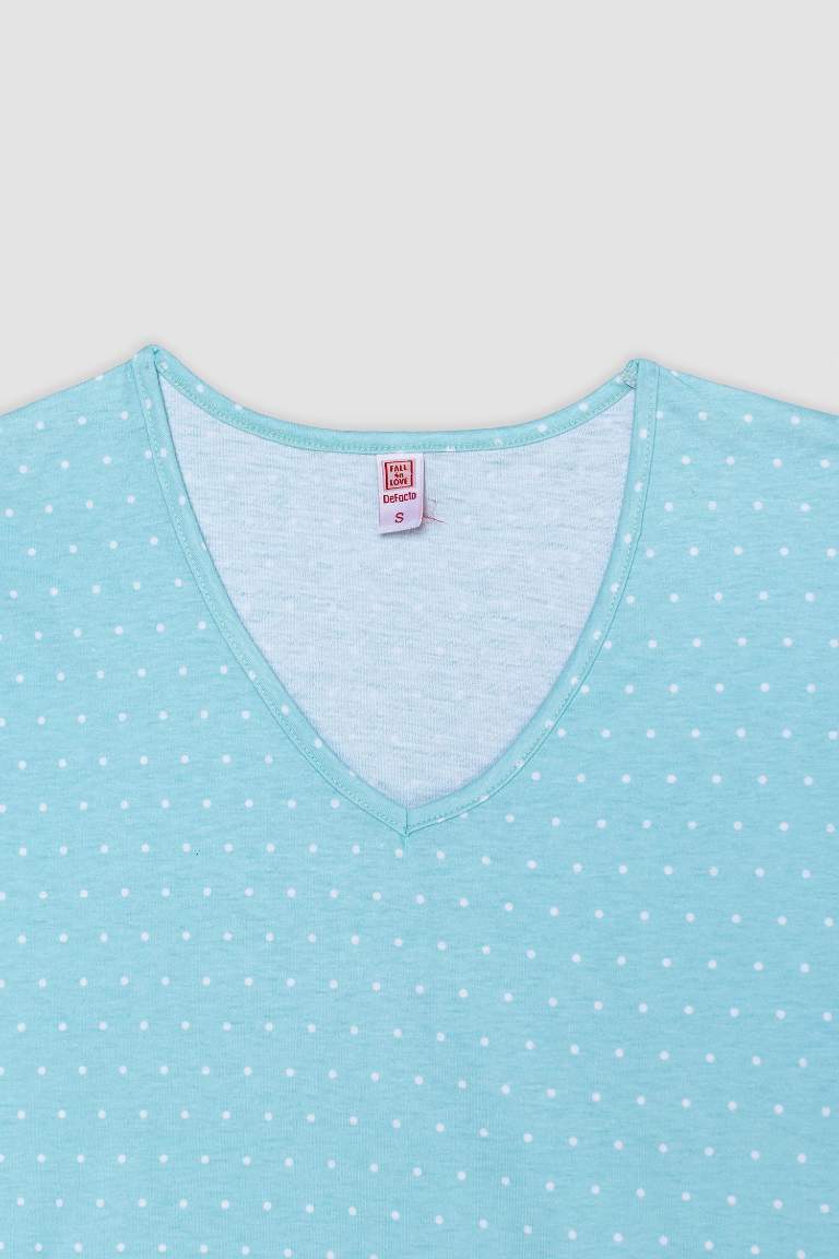 Fall in Love Regular Fit Short Sleeve 2 Piece Set