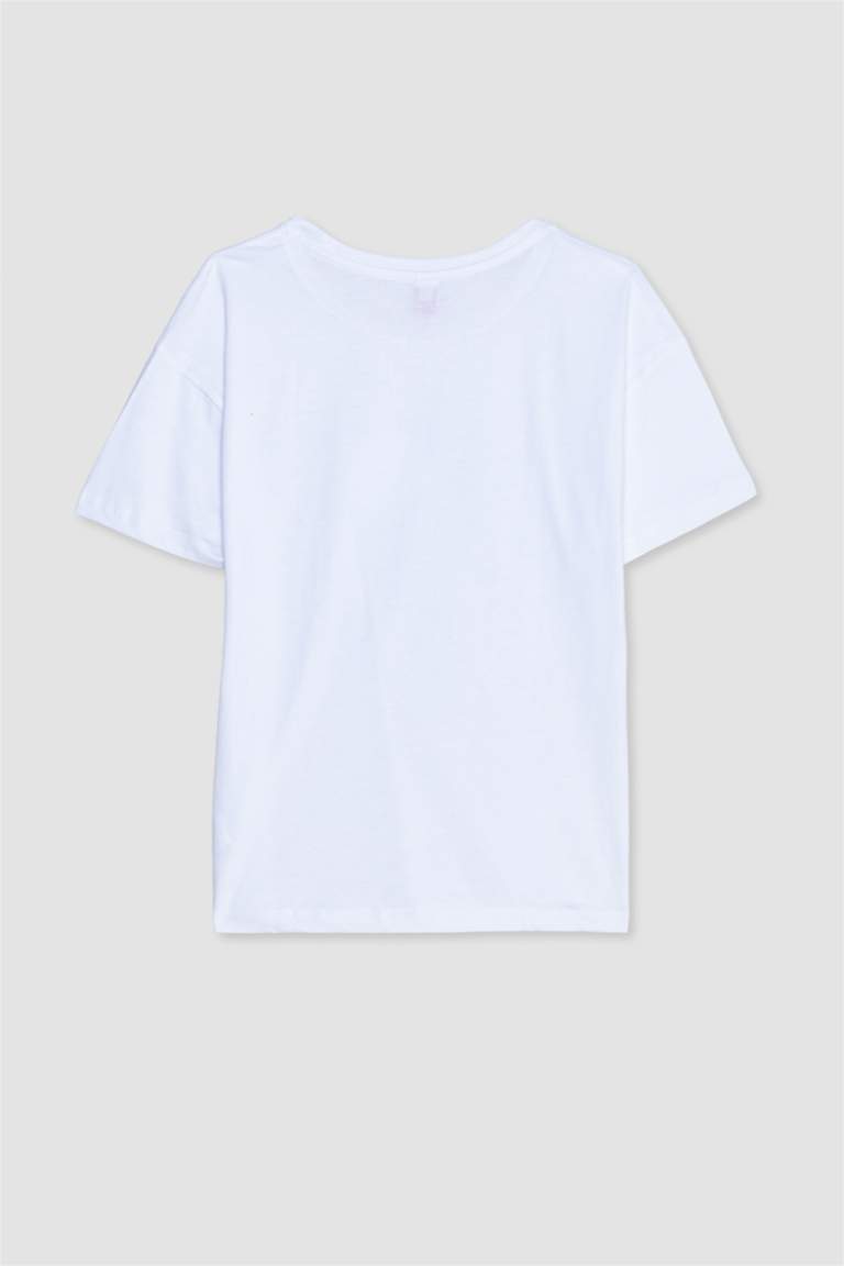 طقم بيجاما أخضر قصة عادية نص كم من Fall in Love - قطعتين