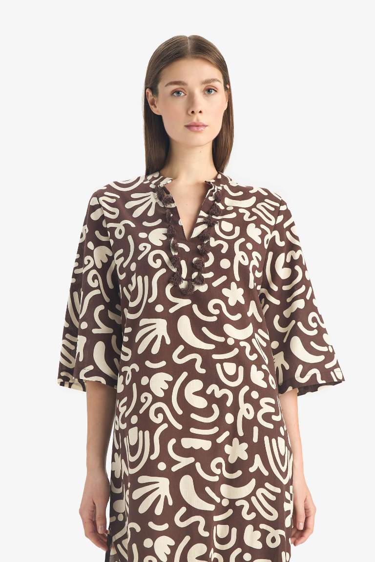 Fall in Love Regular Fit Cotton Beach Wear