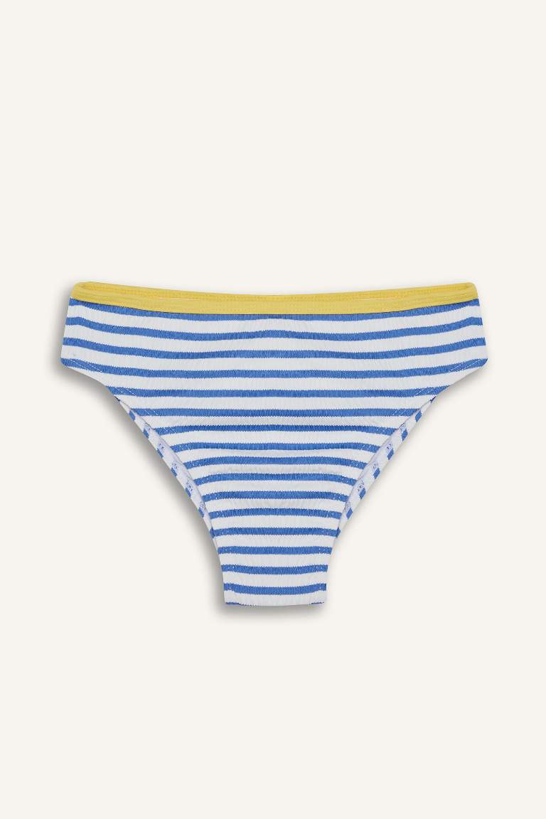 Kız Çocuk Çizgili Bikini Takımı
