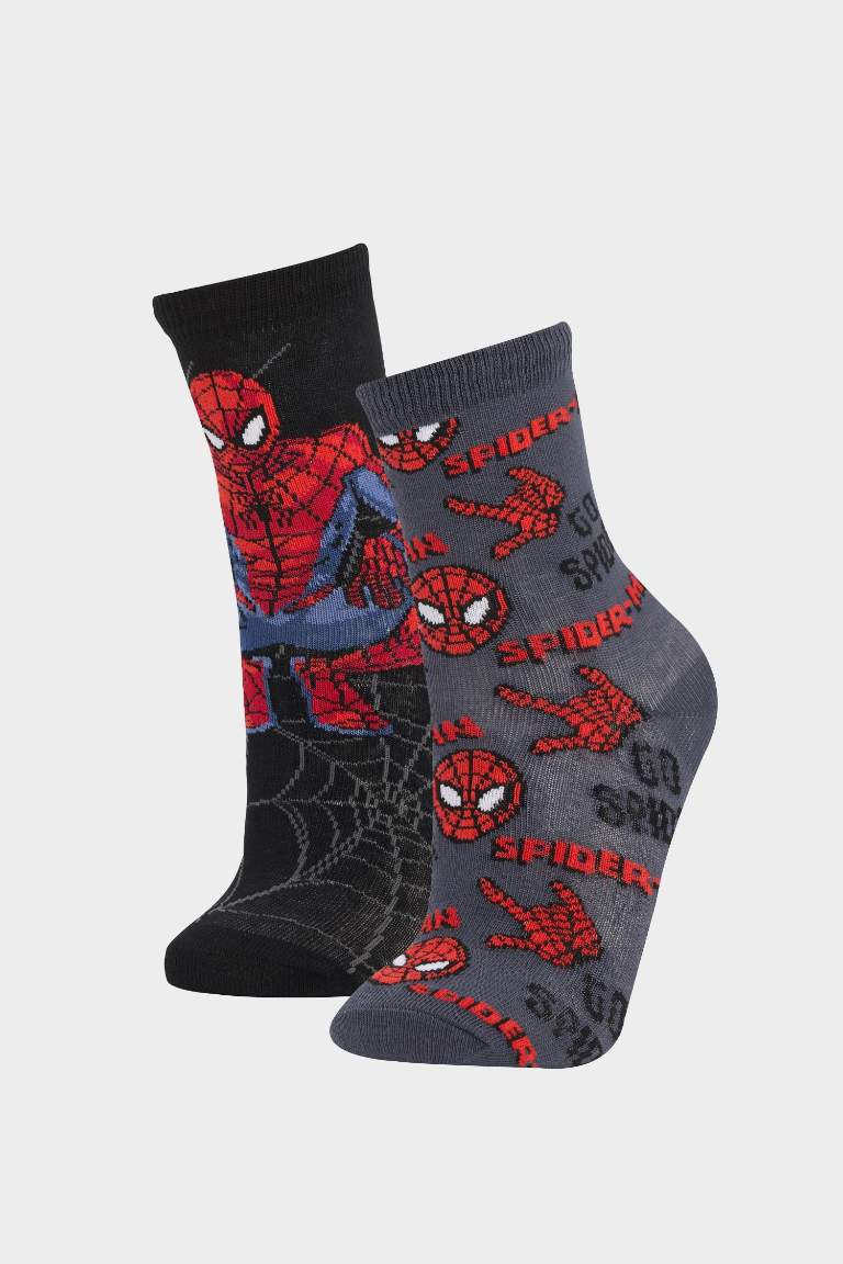 Boy Spiderman Licensed 2 piece Long sock