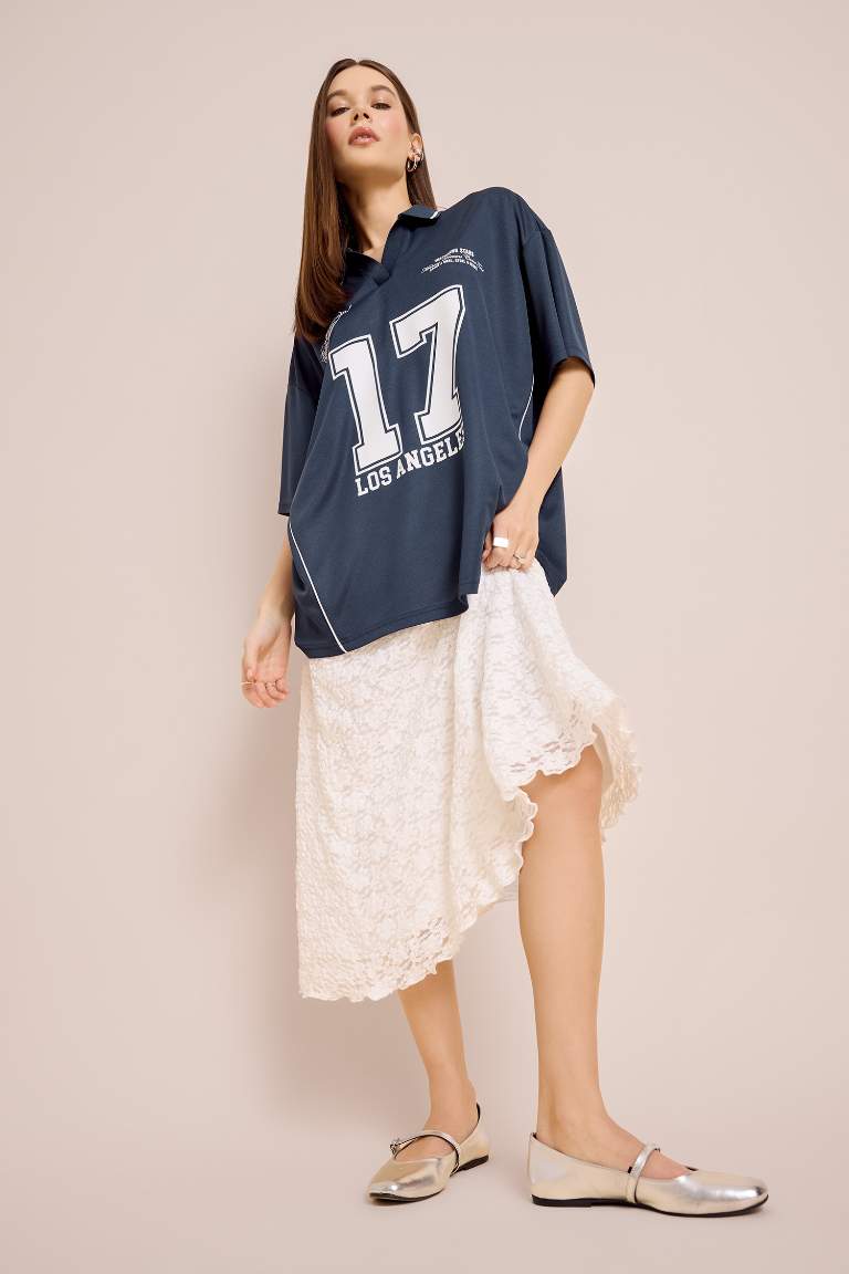 Oversize Fit Short Sleeve T-Shirt