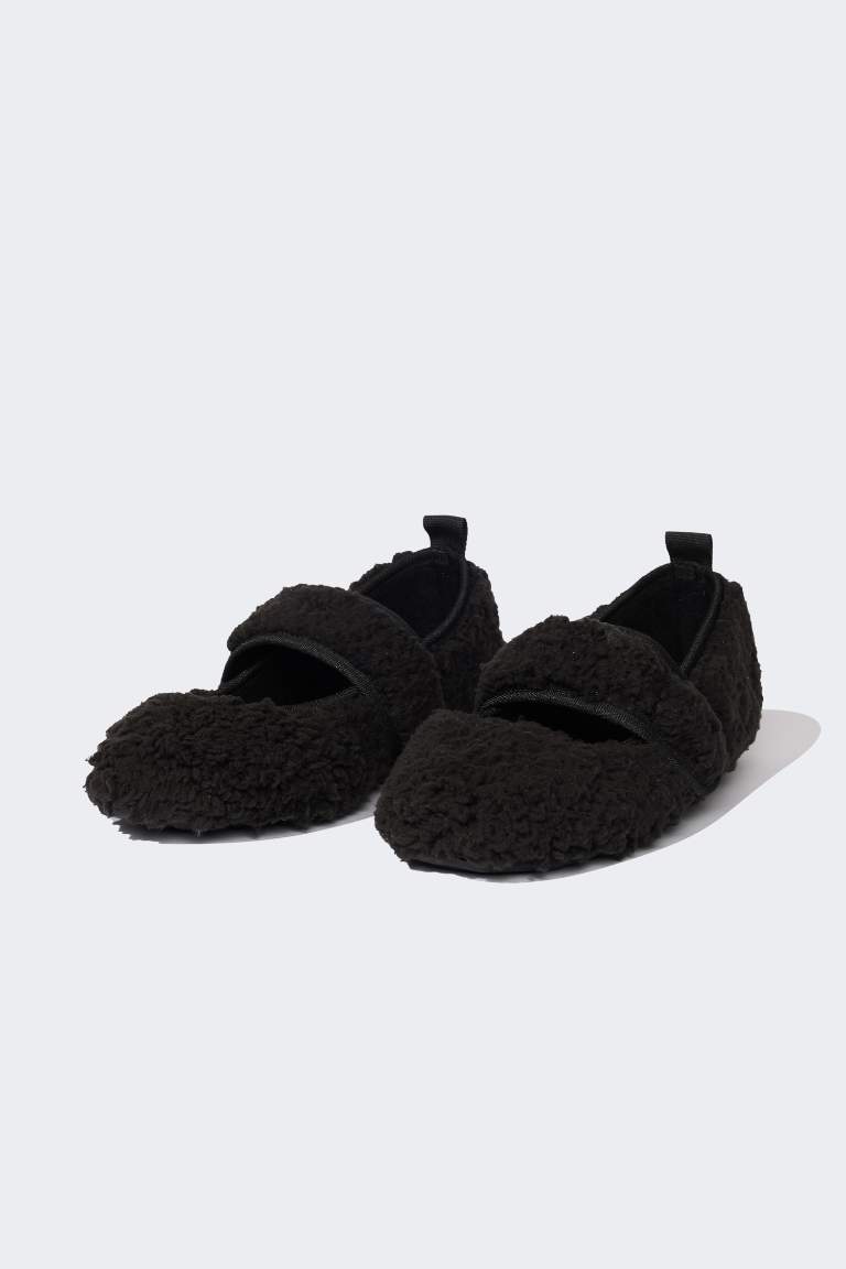 Woman Flat Base Single Band Home Slippers