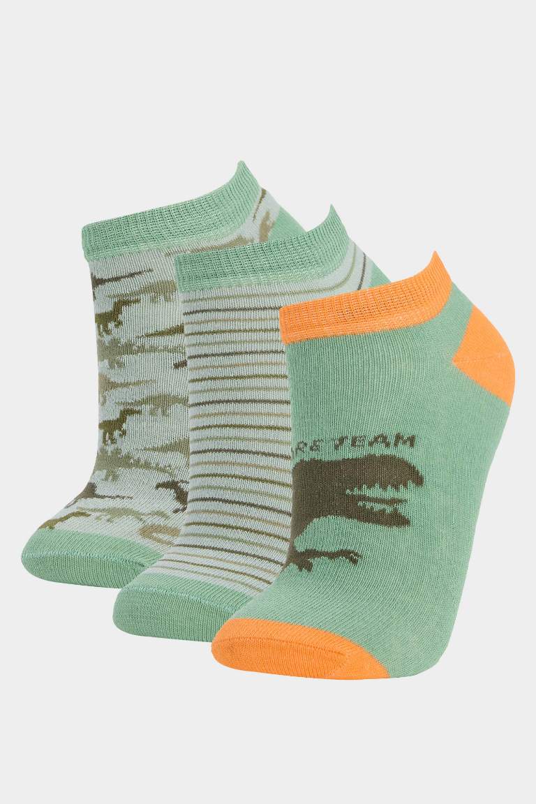 Boy Printed 3 piece Short Socks